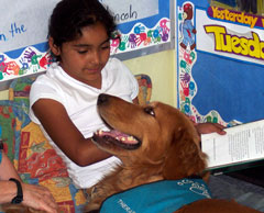 Girl and Dog