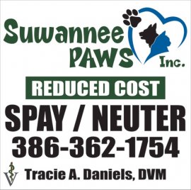 LOGO for Suwannee PAWS Inc.