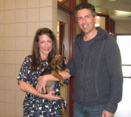 Wayne Pacelle at the SPCA of Wake County shelter in North Carolina